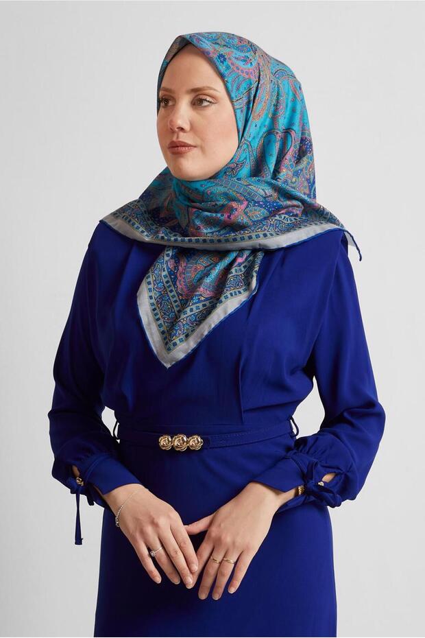 وشاح منقوش 8537 - 1