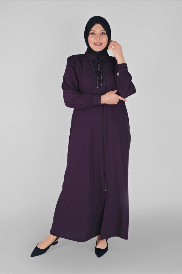 Haki̇m Collar Beaded Detail Dress 10207