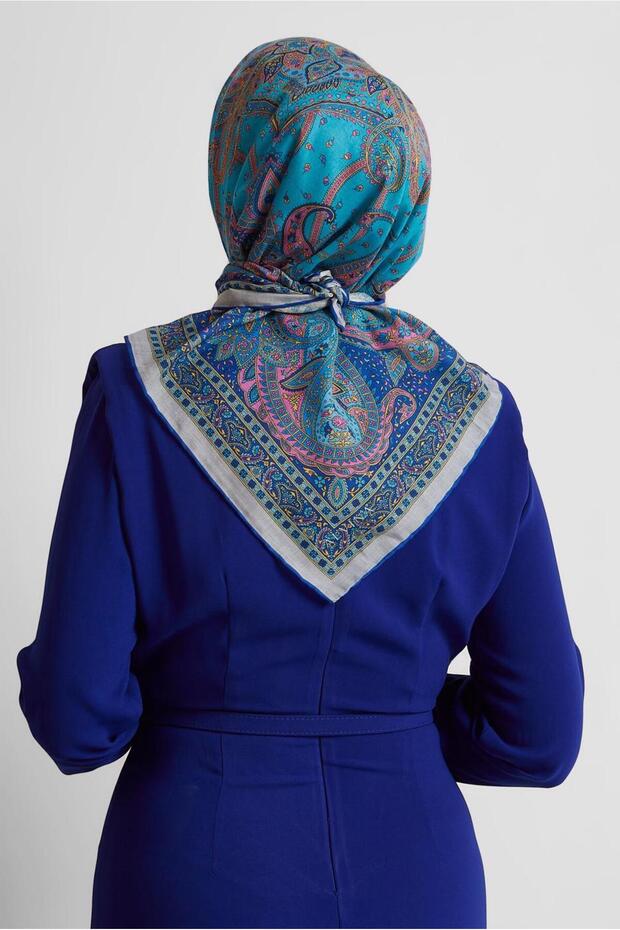 وشاح منقوش 8537 - 2