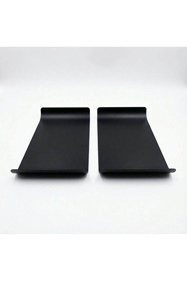 Oval Black Metal Set (2 Pieces) Made of Steel Material