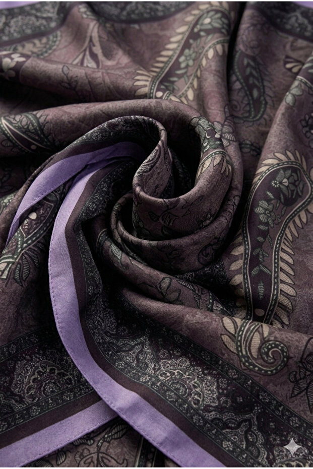 شال بنمط عرقي من سلسلة مودال الناعمة - 8