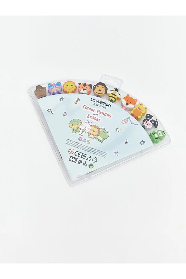 Animal Figurine Pen Set 10 Pieces (S6)
