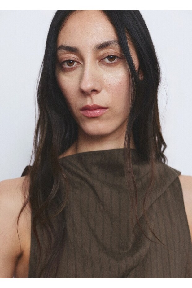 Striped scarf top - 6