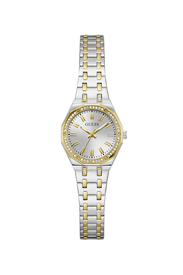 Ladies 2 Tone Round Analog Watch