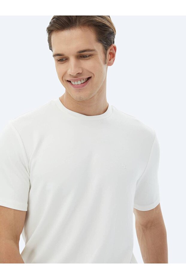 Μπλουζάκι Ecru Plain Crew Neck - 3