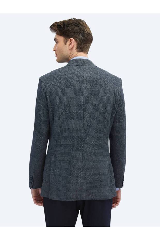 سترة نيلي منقوشة حديثة - 5