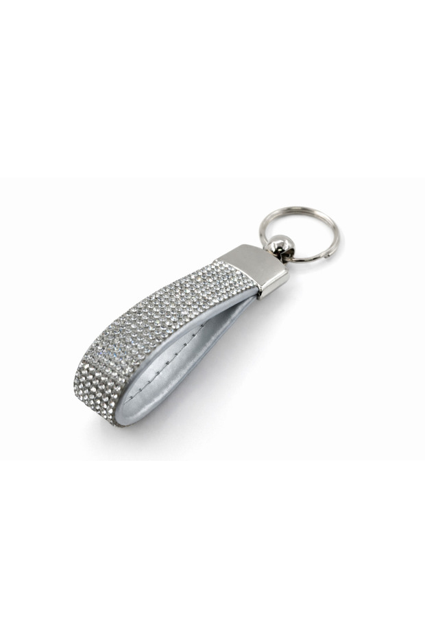 Silver Stone Keychain - 1