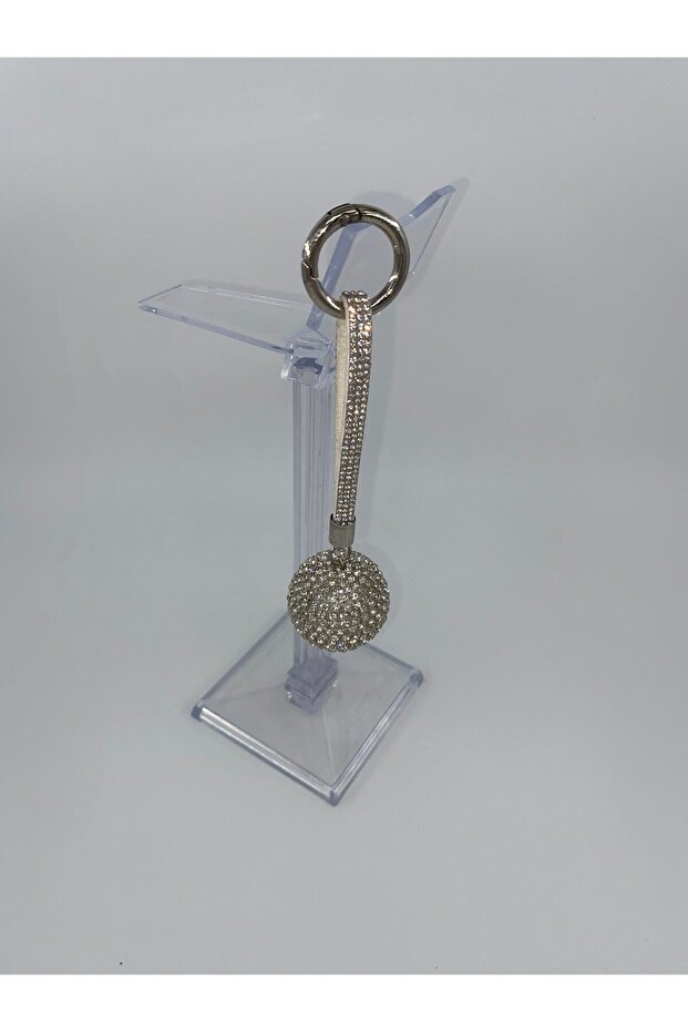 Stone Disco Ball Keychain - 2