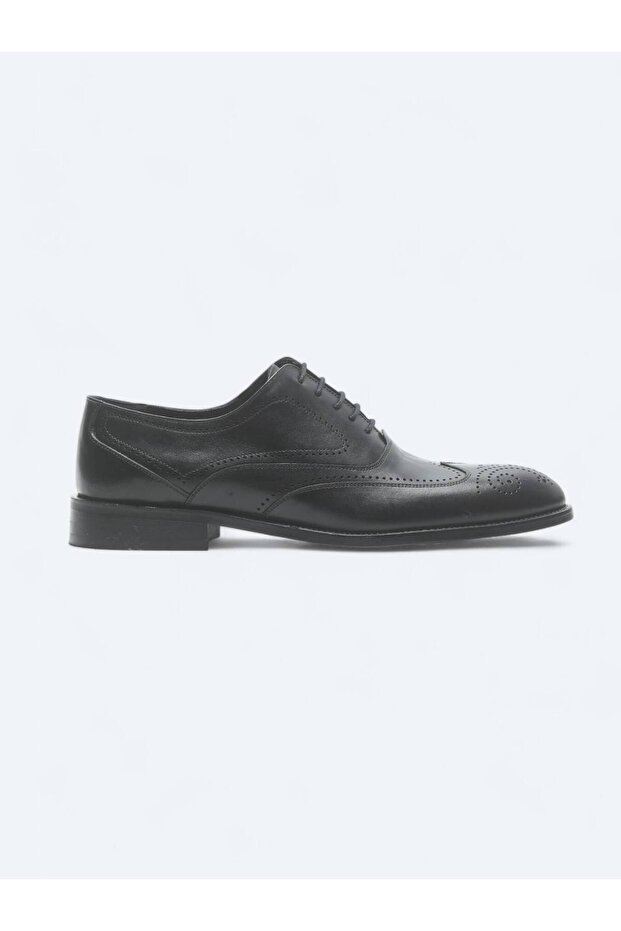 Black Leather Classic Shoes