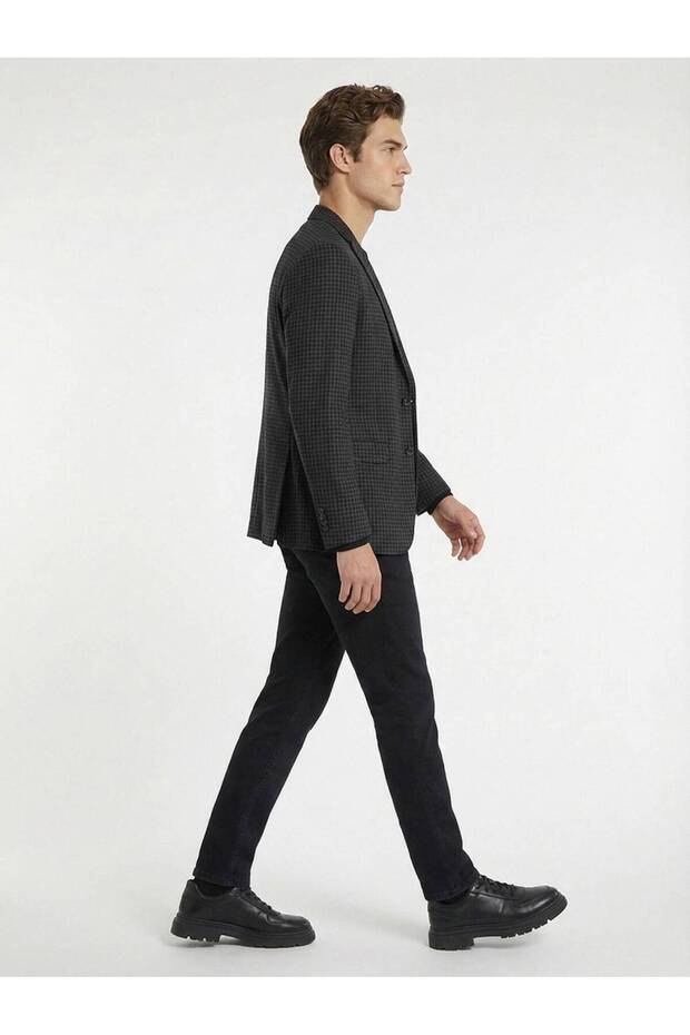 سترة من الصوف المخلوط من أنثراسايت - 4