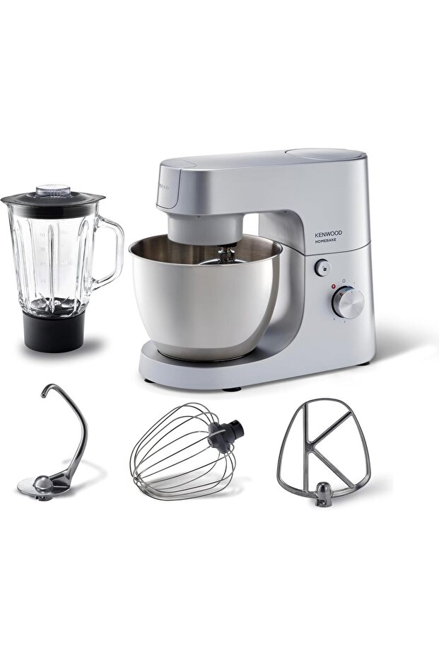 Stand Mixer HOMEBAKE Kitchen Machine 1400W with Blender, 5L Stainless Steel Bowl, K-Beater,