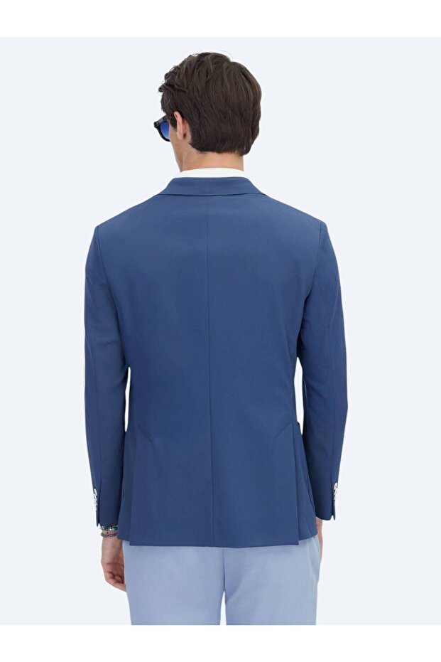 سترة نيلي منقوشة حديثة - 5