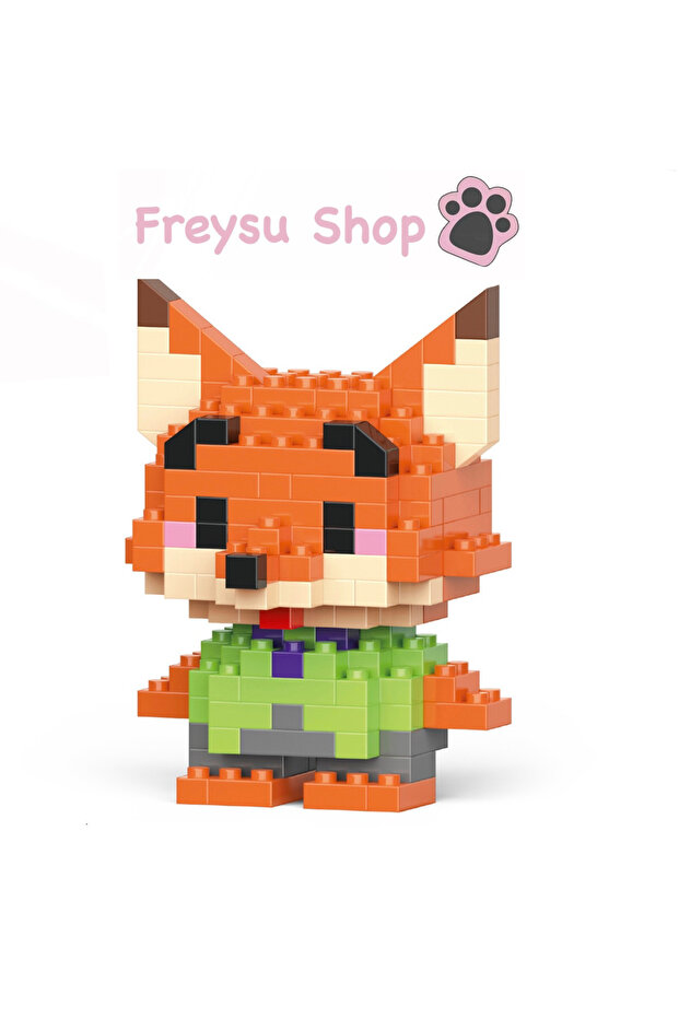 Zootropolis Nick Wilde Bricks Blok Seti - 1