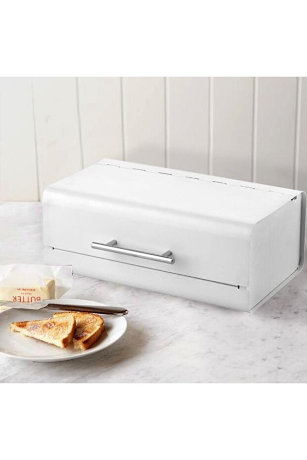 علبة الخبز - أبيض - 2
