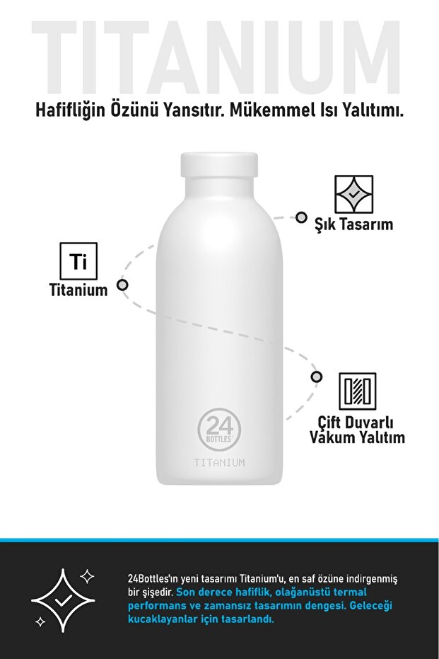 Titanium Bottle Aura Termos 500 ml - 5