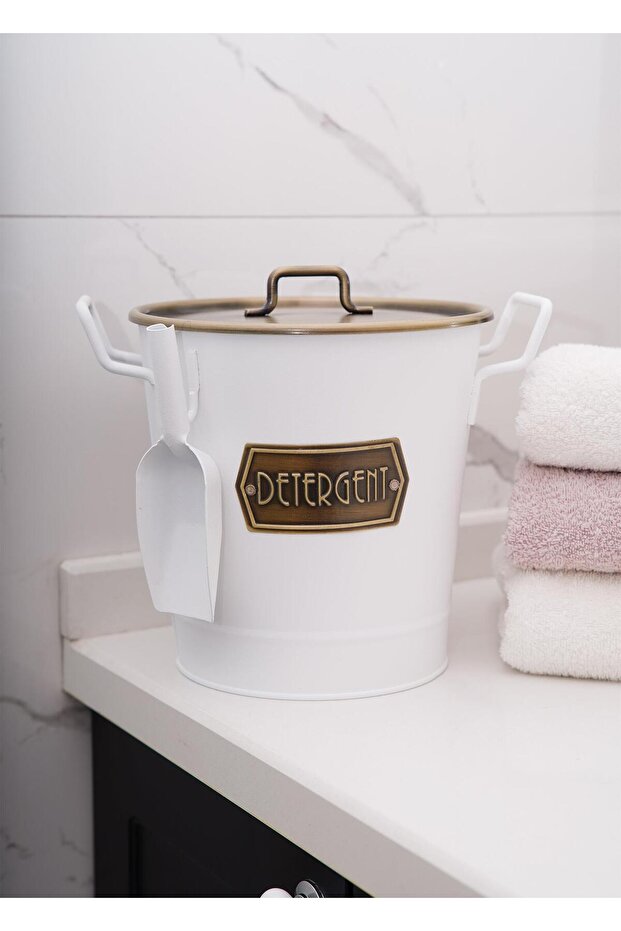 Detergent Storage Container - White