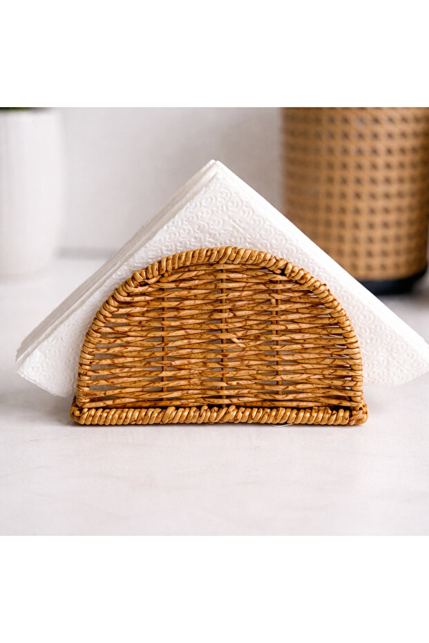 rattan oval peçetelik - 2