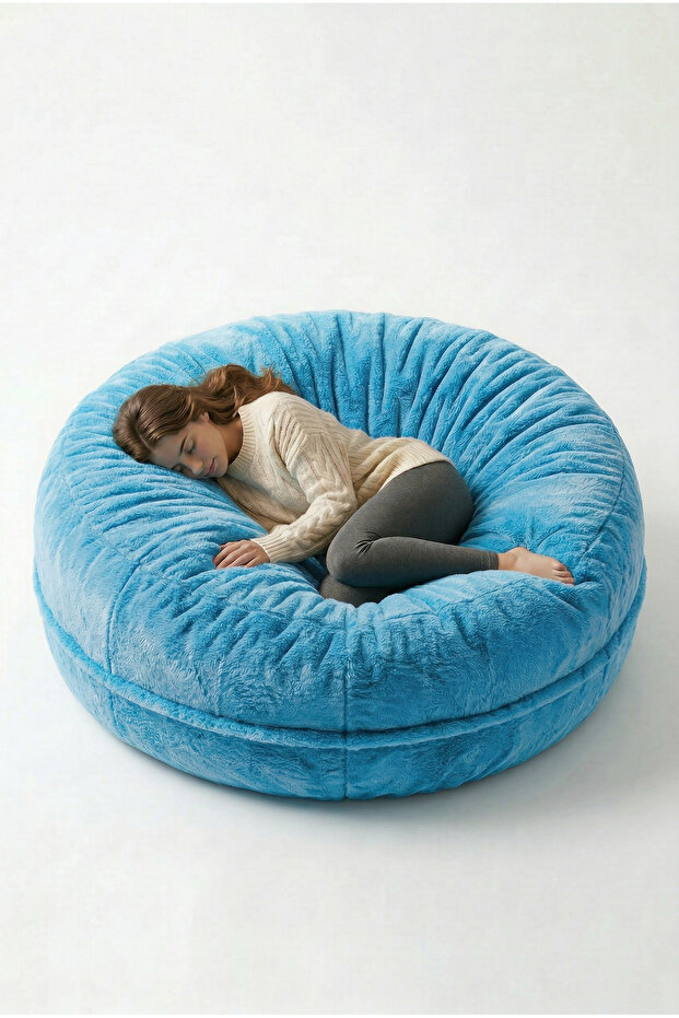 Pufio Dev Boy Rengarenk Dev Puf Özel Tasarım - 1