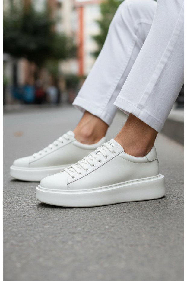 111230234 Gage Casual White High Sole Men's Sneakers Shoes
