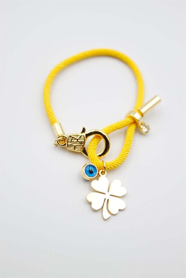 سوار البرسيم برباط - أصفر - 1