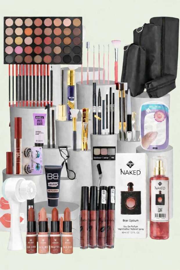 Mega 70 Parça Makyaj Seti - Orta Ton - 1