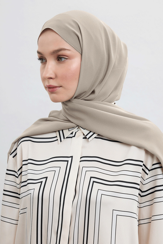 Daily Krep Şal Bej - 2