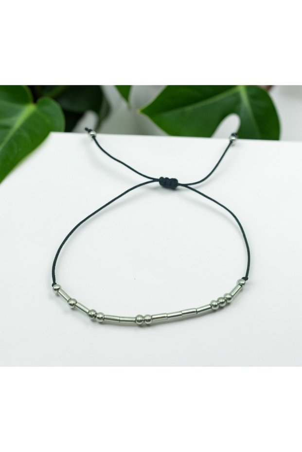 Unknitted Bracelet with Morse Alphabet - Single