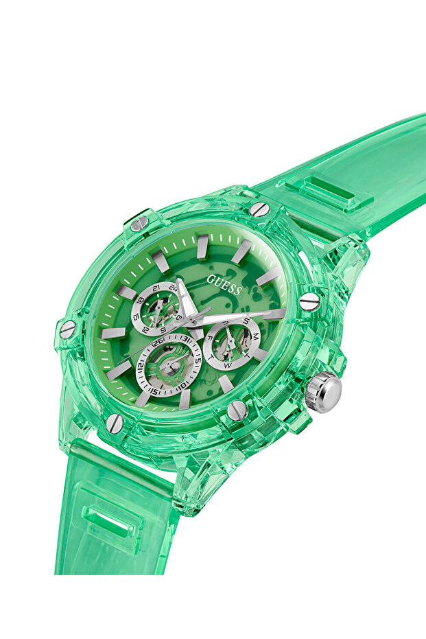 Mens Eco-Friendly Green Multi-function Watch - 4