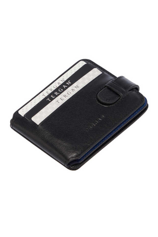 Black Genuine Leather Men's Wallet - S1Ce00001658-K1B