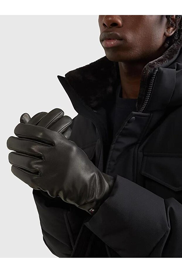 ESSENTIAL FLAG LEATHER GLOVES - 1