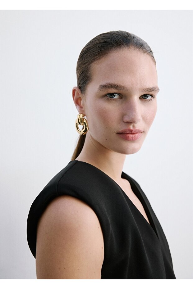 Kısa evaze elbise - 8