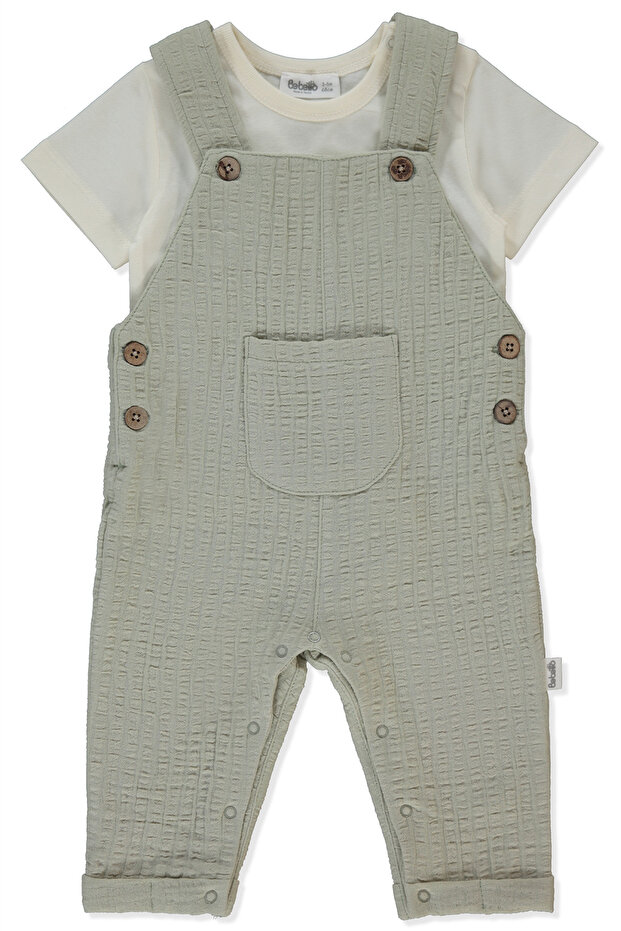 Muslin Salopet 2-Piece Set (Adventure) Green