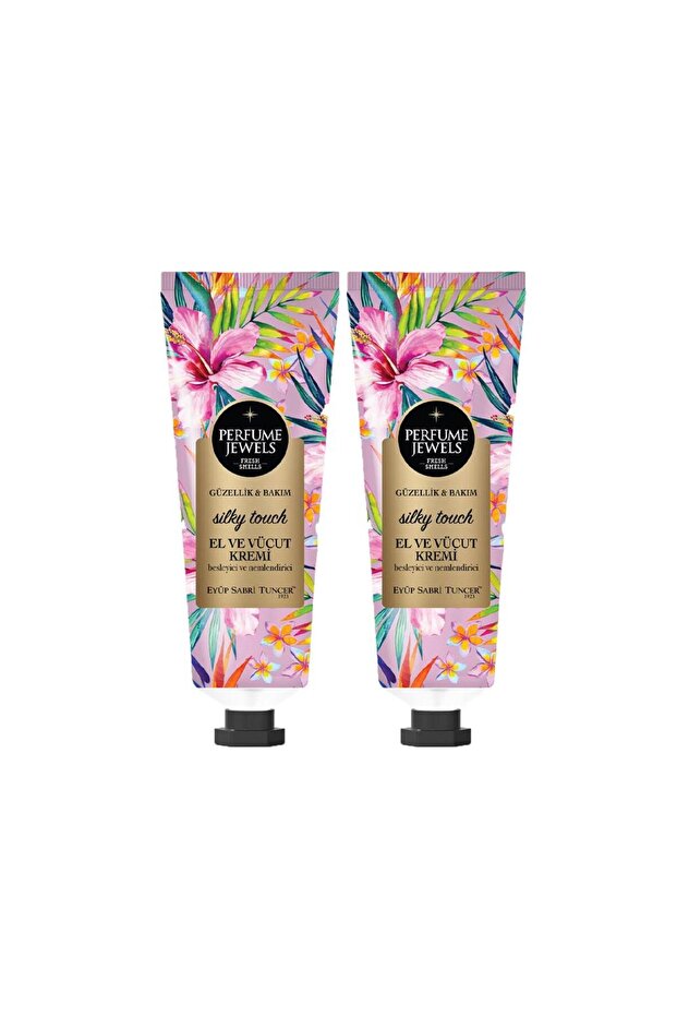 Pj Hand and Body Cream Silky Touch Tube 50 ml X 2