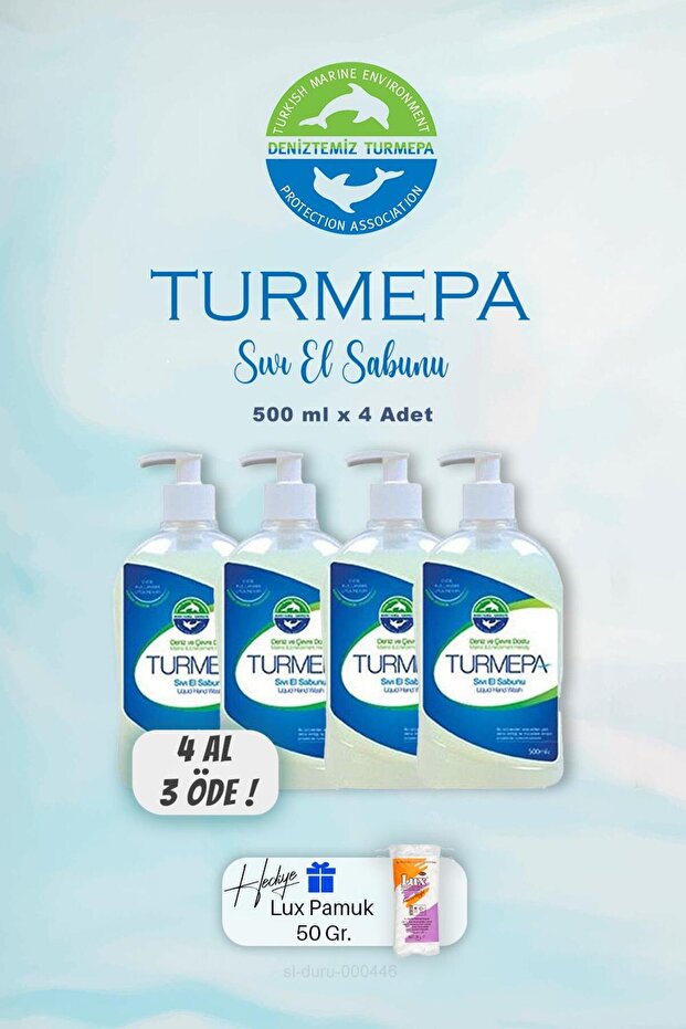 Liquid Soap 500 ml Buy 4 Get 3 and Lux 50 Gr Cotton