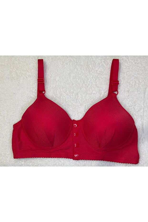 Front Snap (Buttoned) Bra - 2