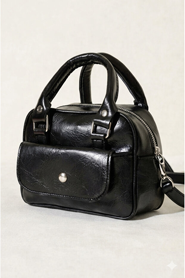 Women's Casual Bag 2 Compartments Hand and Shoulder Bag Manuka