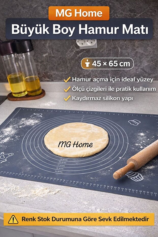 Large Size ❤️ 45 X 65 cm ❤️ Silicone Scale Dough Rolling Mat for Kneading Baklava Pastry Ravioli Noodles Dough