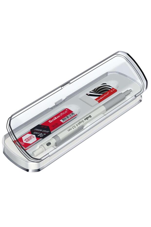 Graph-x Metal 0.5 Mm Versatil Pencil Eraser Tip Set White - 7
