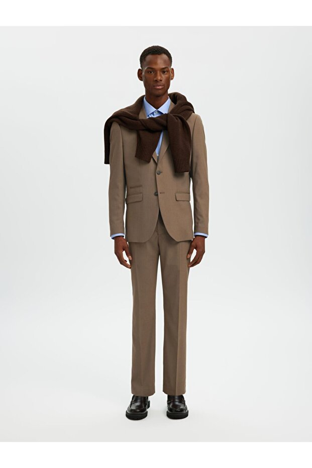 Blazer Gewebter Wollgemisch - 6
