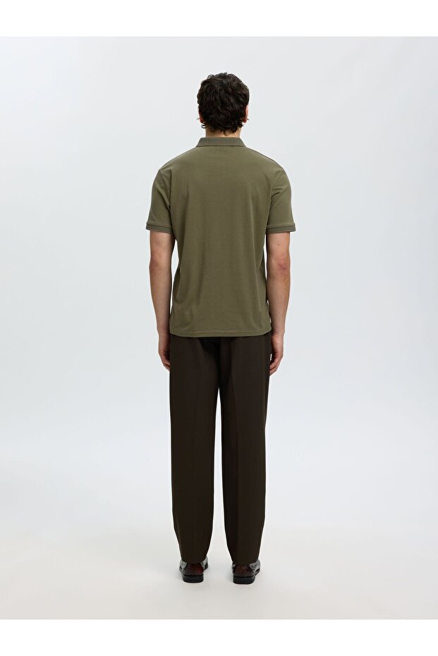 Polohemd aus Strick Kurzarm - 3
