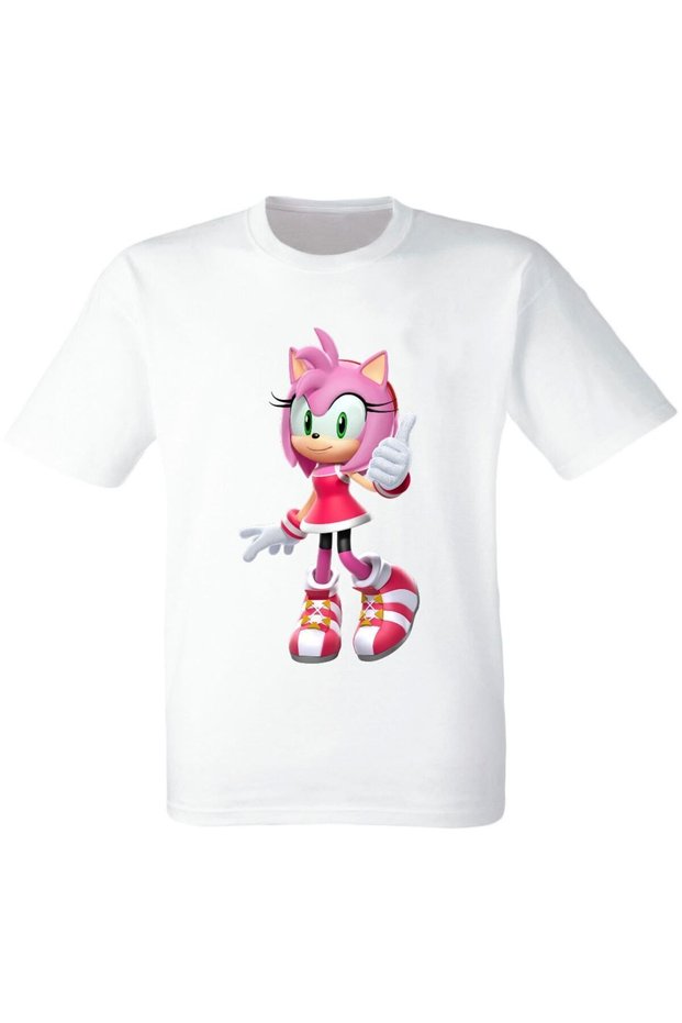 Amy Sonic Printed Children's T-Shirt