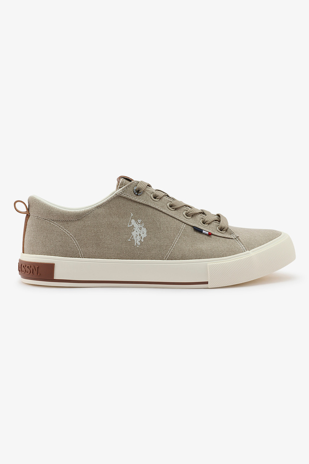 Men's Sand Low-Top Sneakers - Lightweight Slip-On Design