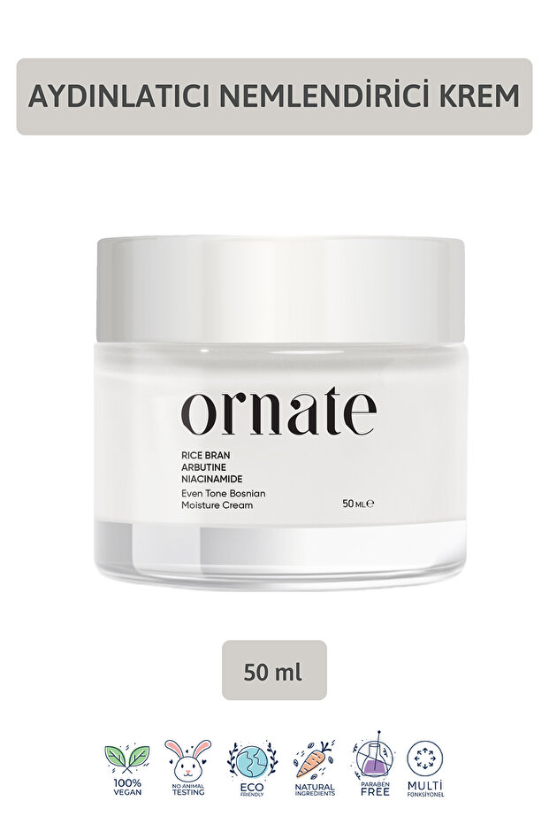 ORNATE Boşnak Beyazlatıcı Nemlendirici Leke Kremi (BOSNİAN CREAM) 50ml