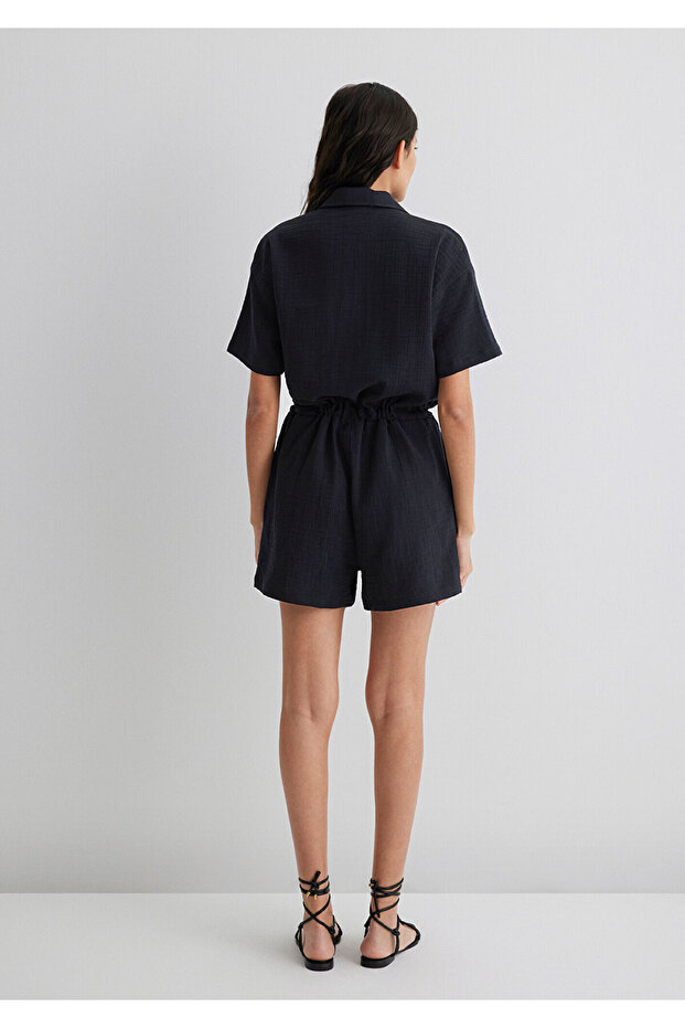 Siyah Tulum 1011058-900 - 5