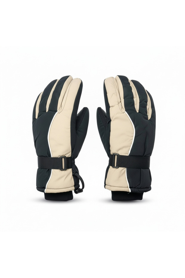 L-Xl Waterproof Motorcycle Ski Gloves with Fleece Inside | Windproof Winter Casual Gloves