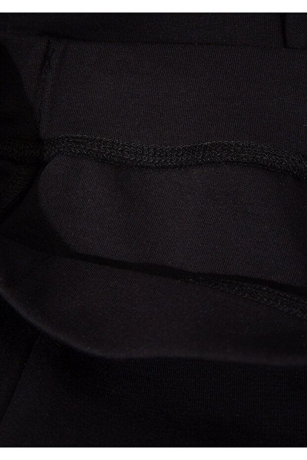 واسع الأرجل بنطال رياضي أسود اللون 7010035-900 - 4