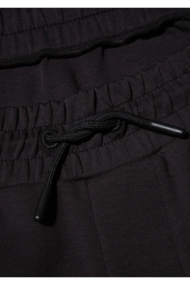 Siyah Basic İnterlok Eşofman Altı 0010343-900 - 7