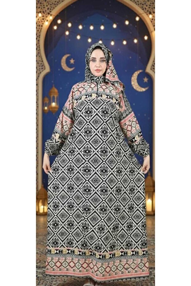 اسدال صلاة نسائي واسع ومريح لاداء الصلاة