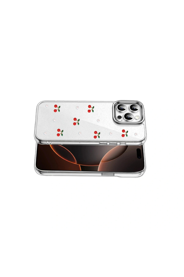 غطاء آيفون 15 برو بنمط الفيونكة - نمط 9 - 3