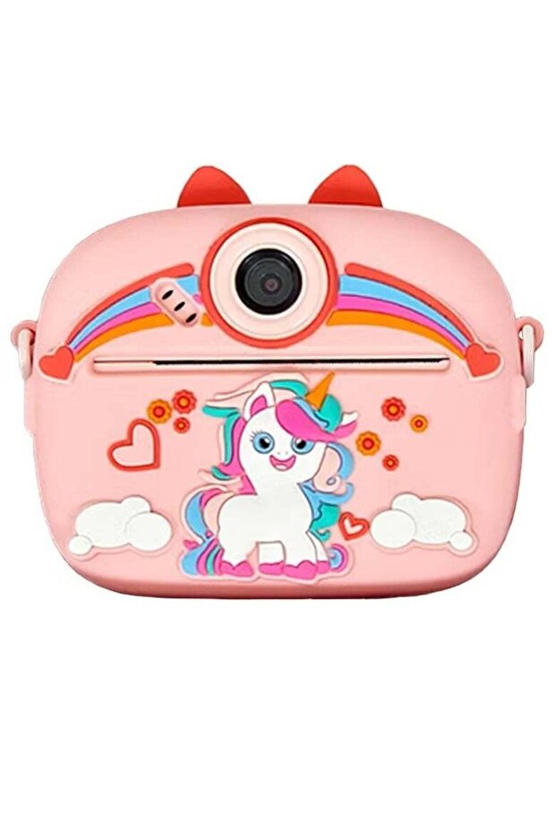 Kids Instant Print Digital Camera with Dual Lens, 48MP Photos & 1080P Video, Eye-Protection